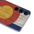 Colorado Flag Dark Wood Galaxy A55 5G Skin